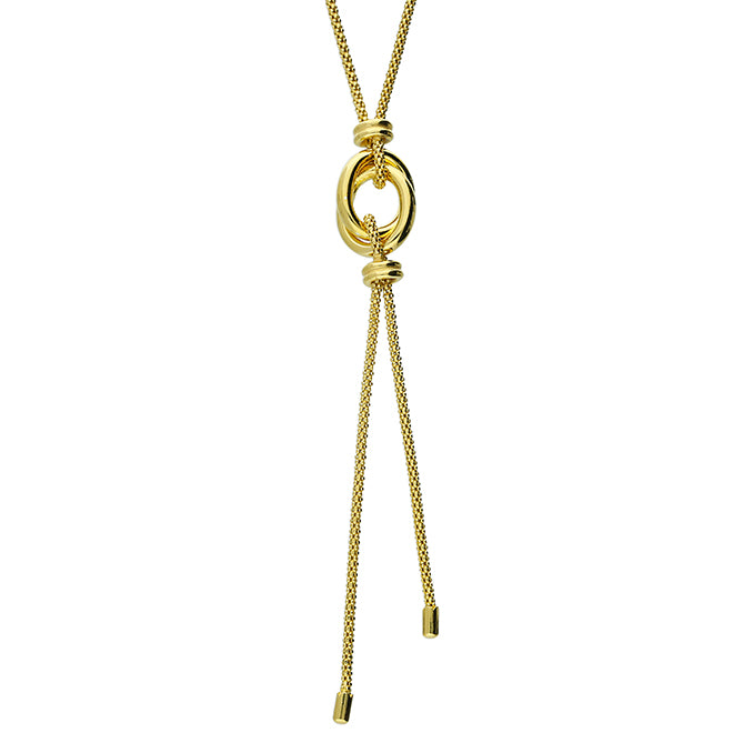 Sunshine Loveknot Lariat Necklace | 46cm - John Ross Jewellers