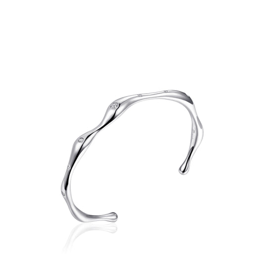 ORGANIC Bangle - Silver - John Ross Jewellers