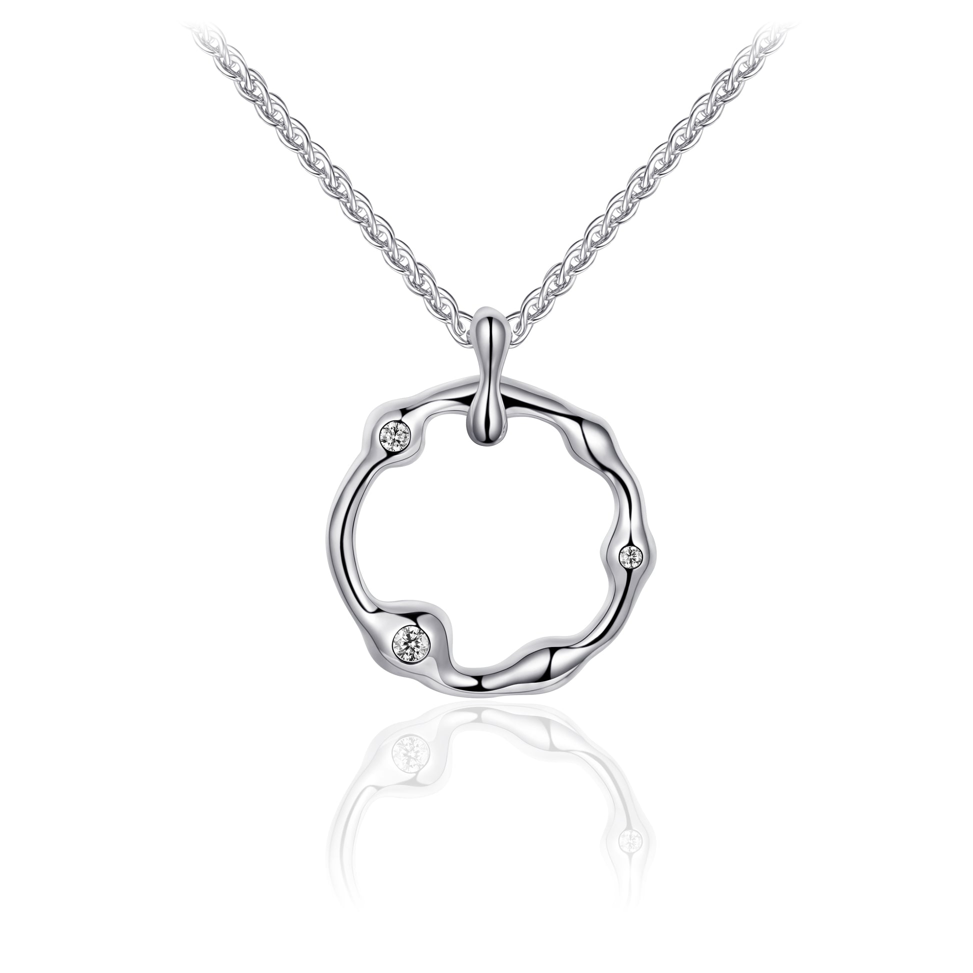 ORGANIC Necklace - Silver - John Ross Jewellers