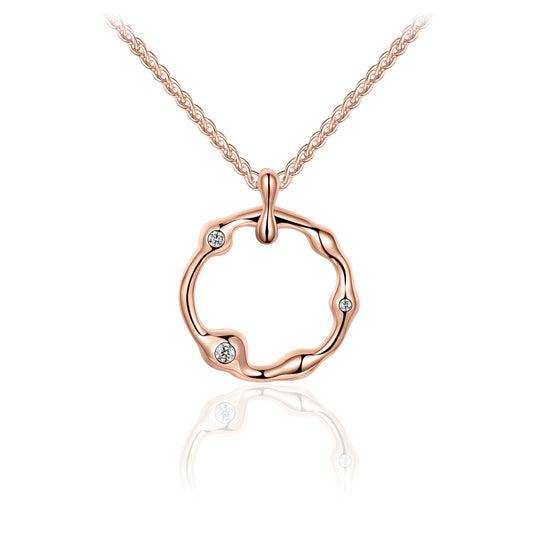ORGANIC Necklace - Rose Gold - John Ross Jewellers