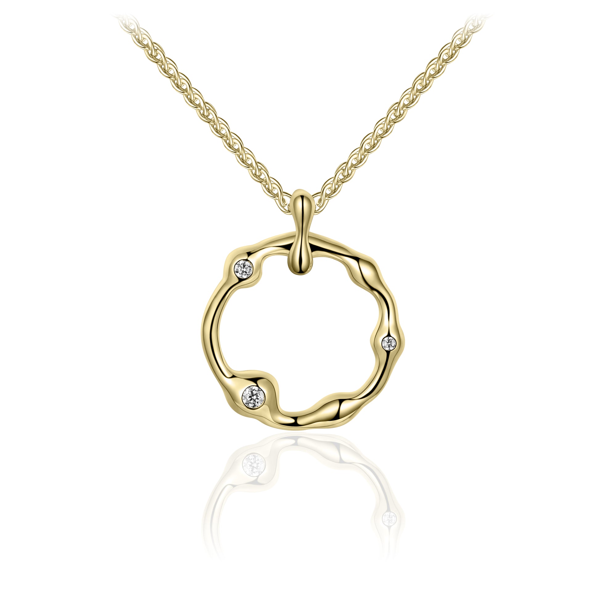 ORGANIC Necklace - Gold - John Ross Jewellers