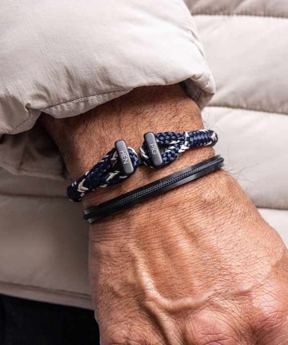 PIG & HEN Icy Ike Navy - Ivory | Silver - John Ross Jewellers