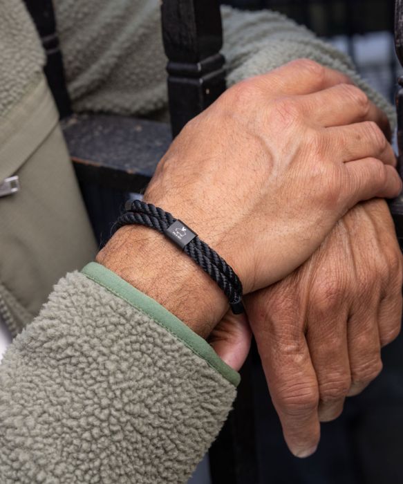 PIG & HEN Little Lewis Twist Black | Black - John Ross Jewellers