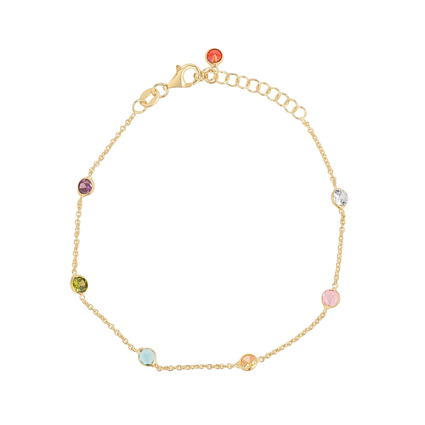 Sunshine Rainbow Gem Bracelet - John Ross Jewellers