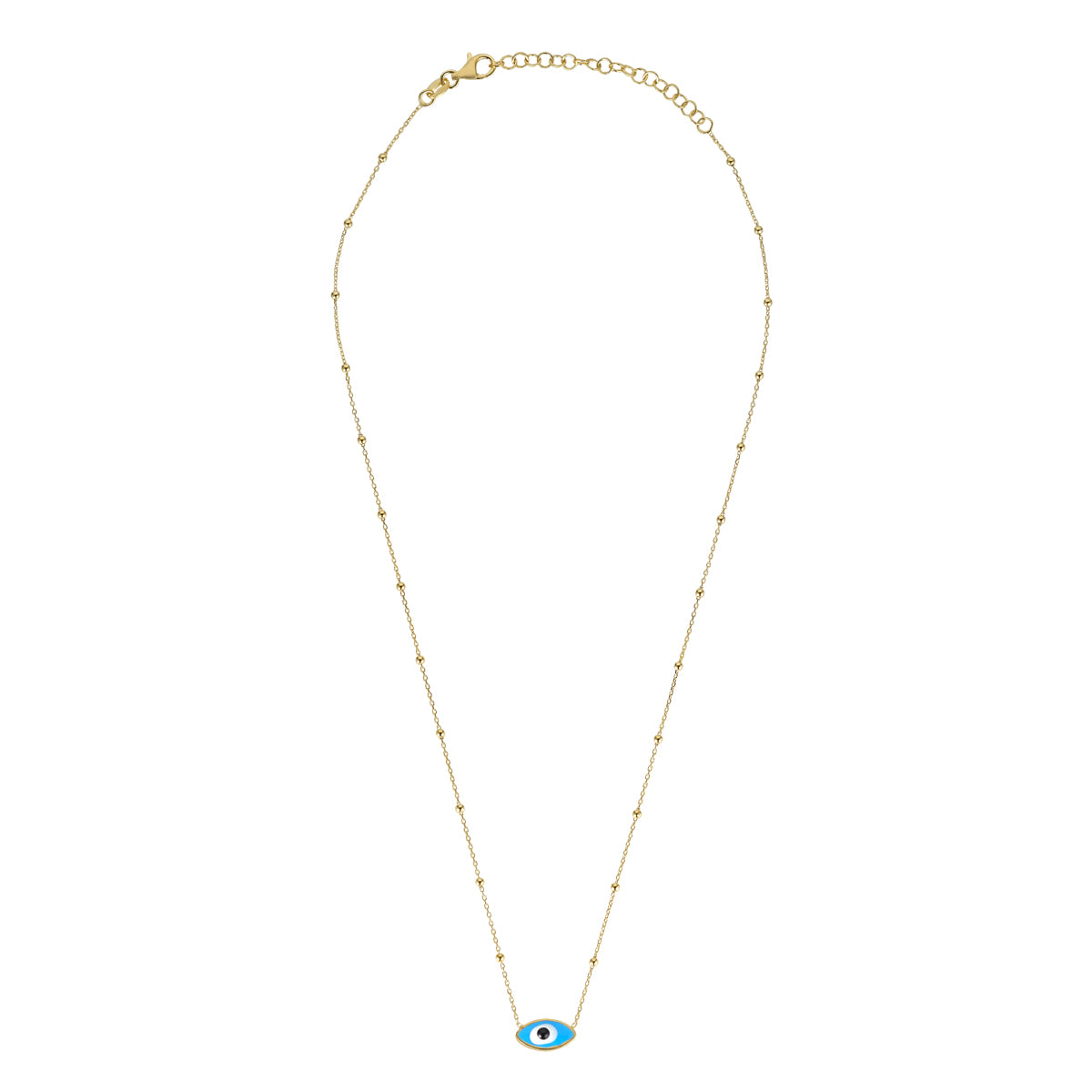 Sunshine Evil Eye Station Necklace - John Ross Jewellers