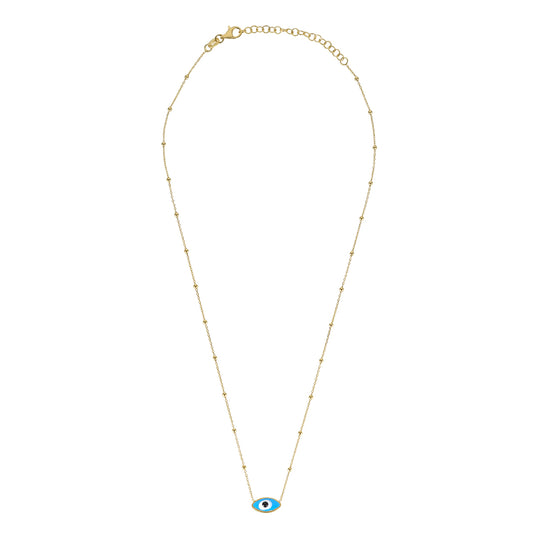 Sunshine Evil Eye Station Necklace - John Ross Jewellers