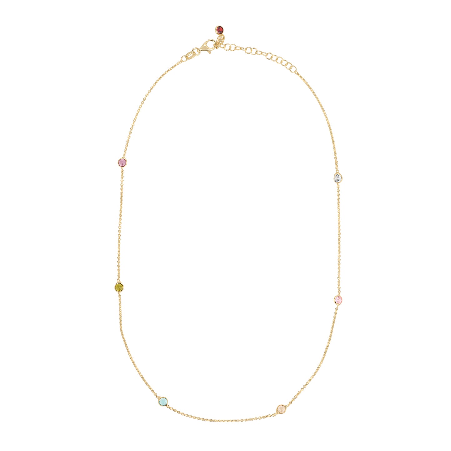 Sunshine Rainbow Gem Necklace - John Ross Jewellers