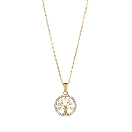 9ct Gold Tree of Life Necklace - John Ross Jewellers