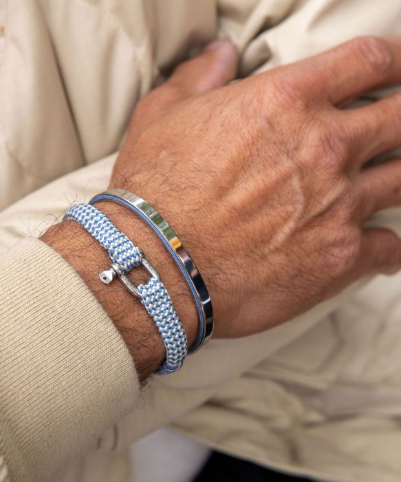 PIG & HEN Navarch SR Pigeon Blue | Silver - John Ross Jewellers