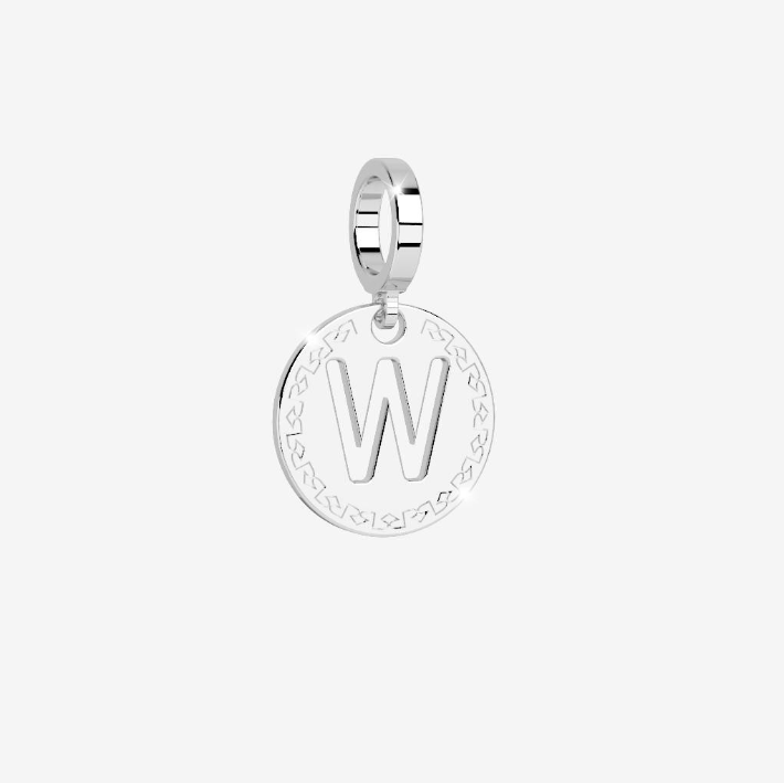 REBECCA MyWorld Letter Necklace - Silver|Small Initial - John Ross Jewellers