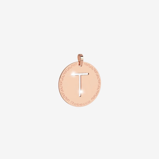 REBECCA MyWorld Letter Necklace - Rose|Medium Initial - John Ross Jewellers