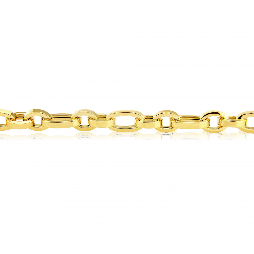 9ct Gold Chunky Link Necklace - John Ross Jewellers