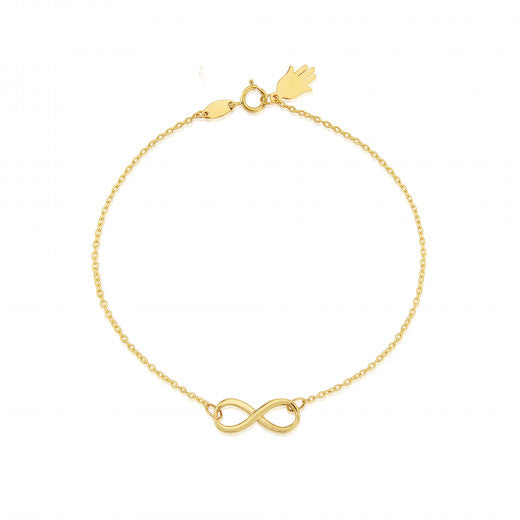 9ct Gold Infinity Bracelet - John Ross Jewellers