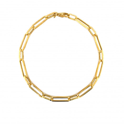 9ct Gold Long Link Bracelet - John Ross Jewellers