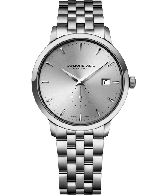 Raymond Weil TOCCATA 39mm Steel with small second - John Ross Jewellers