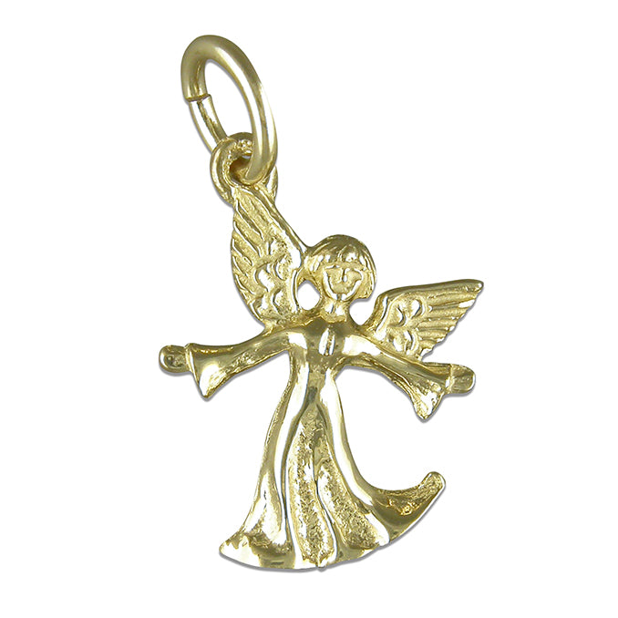 9ct Gold Guardian Angel Charm - John Ross Jewellers