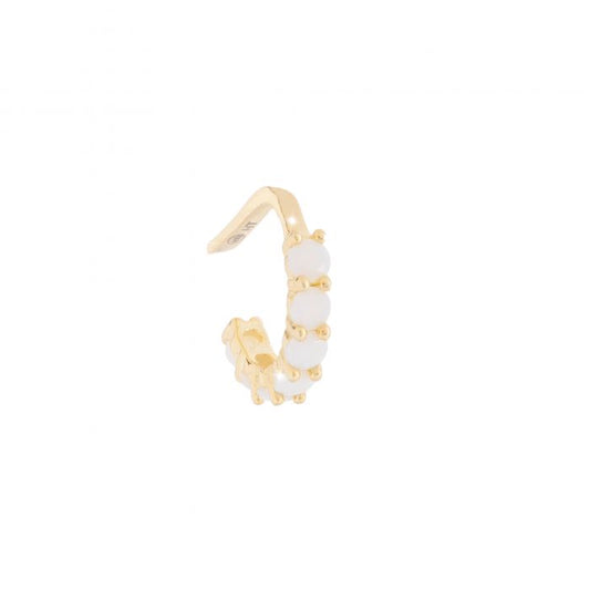 REBECCA Golden Ear Cuff With Stones - Yellow - John Ross Jewellers