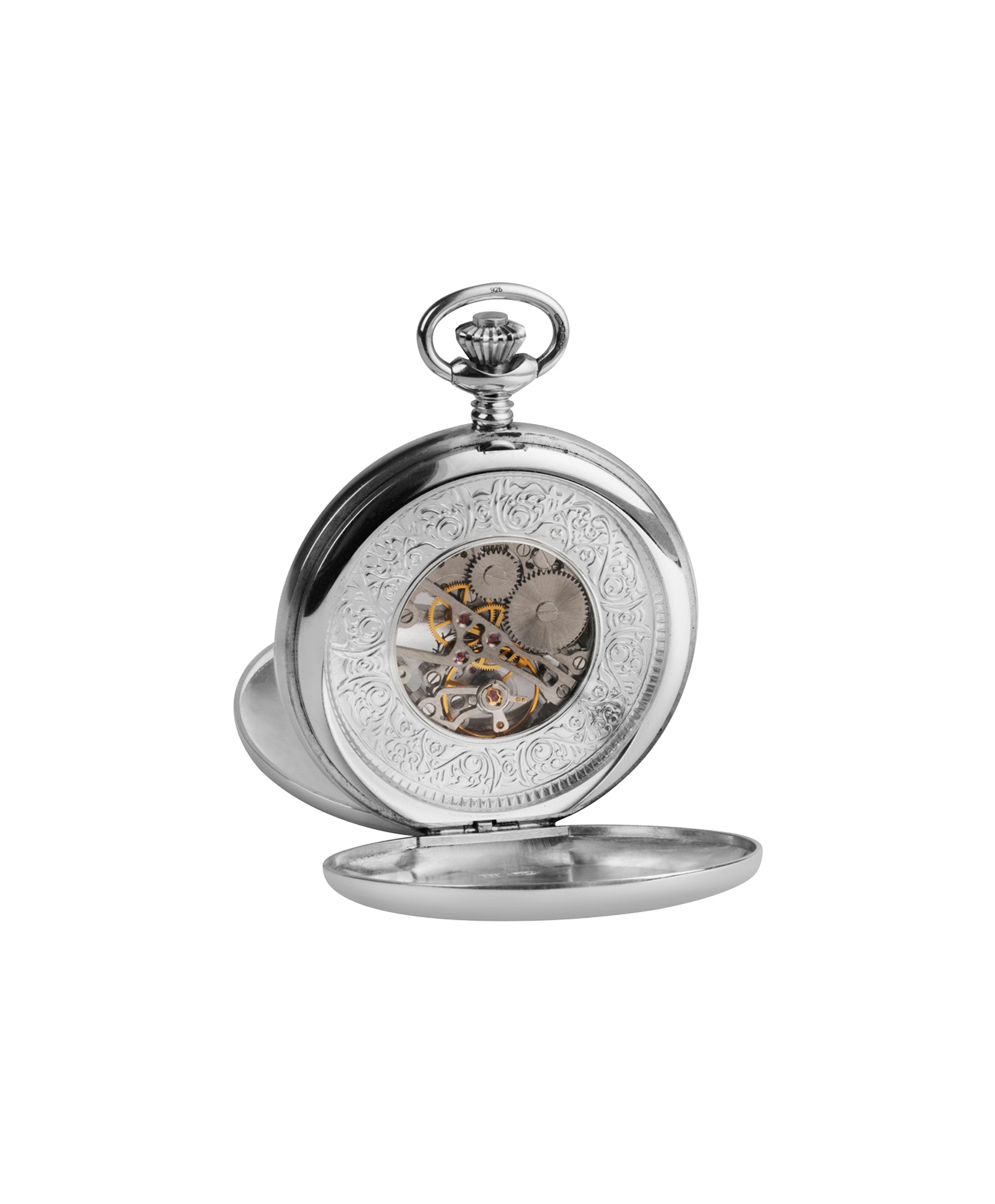 Mechanical Pocket Watch With Full Roman Dial - John Ross Jewellers