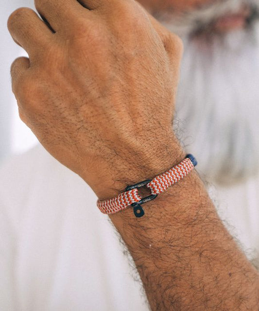 PIG & HEN Vicious Vik Coral Red- Light Gray | Black - John Ross Jewellers