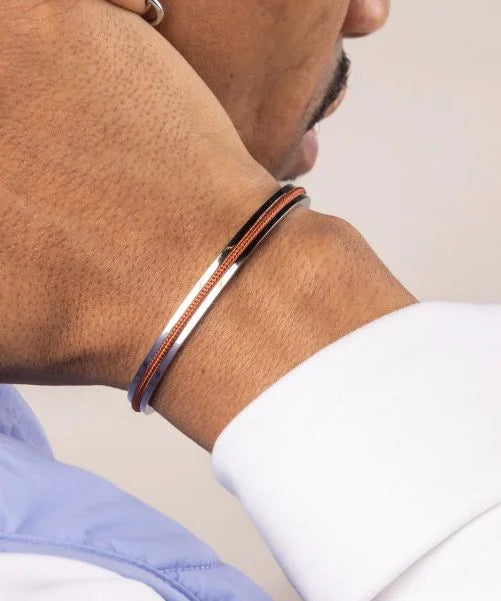 PIG & HEN Navarch 6 Autumn Red | Silver - John Ross Jewellers