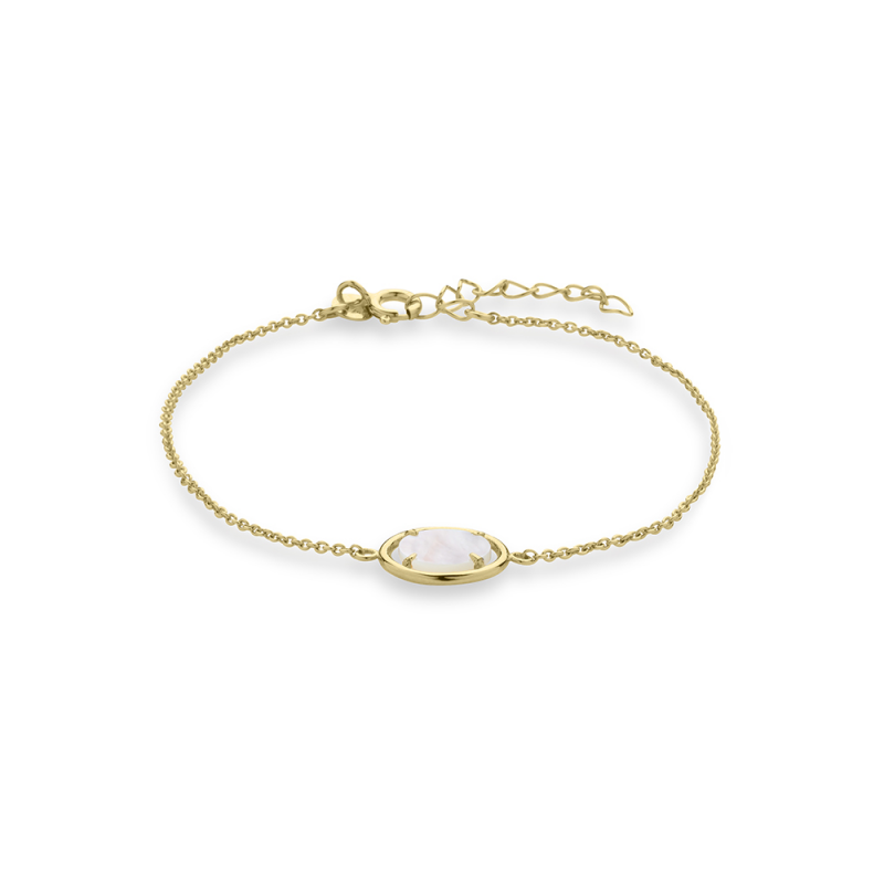 14ct Gold Mother of Pearl Bracelet - John Ross Jewellers