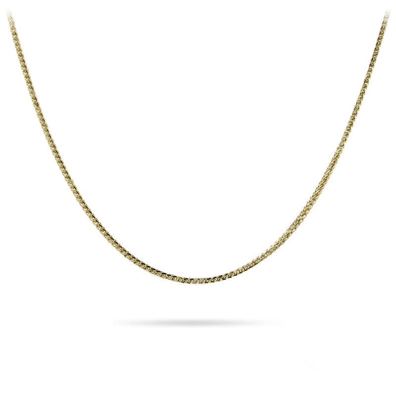 14ct Gold CZ Bar Pendant Necklace - John Ross Jewellers