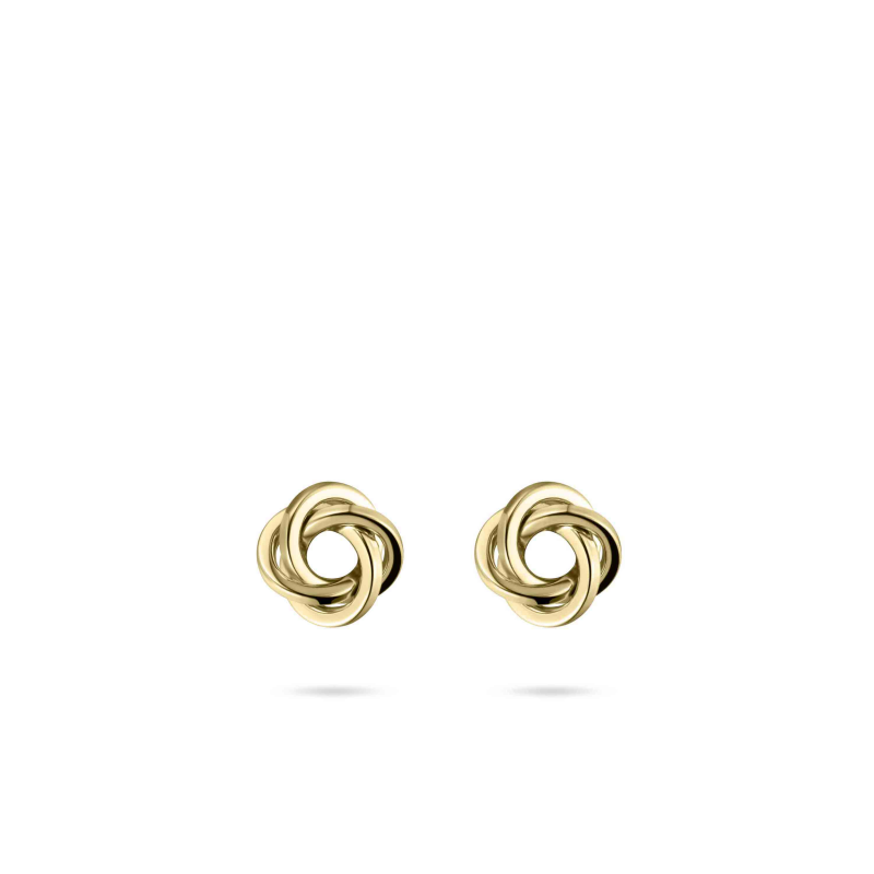 14ct Gold Knot Stud Earrings - John Ross Jewellers