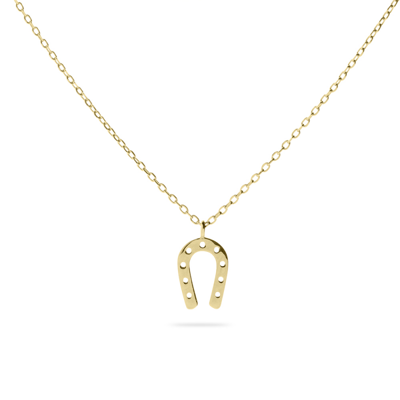 14ct Gold Horseshoe Necklace - John Ross Jewellers