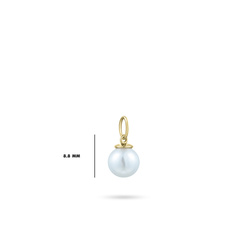14ct Gold Pearl Pendant Necklace | 6mm - John Ross Jewellers