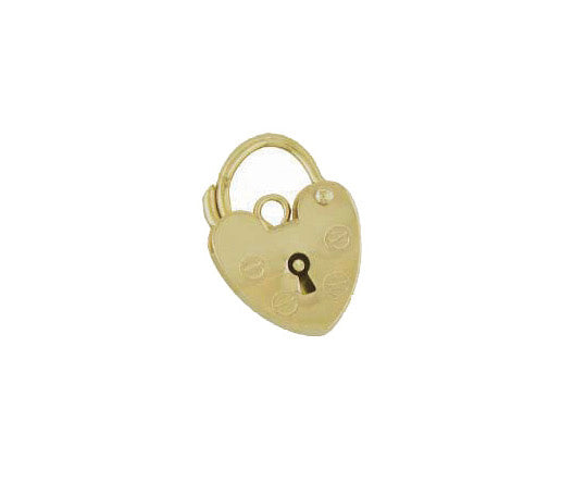 9ct Gold Padlock (16mm X 11mm) | Small - John Ross Jewellers