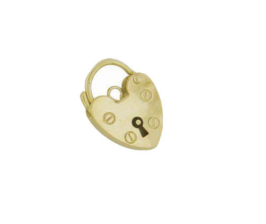 9ct Gold Padlock (18mm X 12mm)  | Small to Medium - John Ross Jewellers