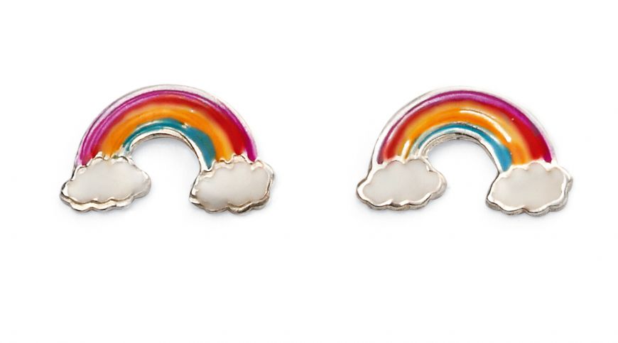 Rainbow Stud Earrings - John Ross Jewellers