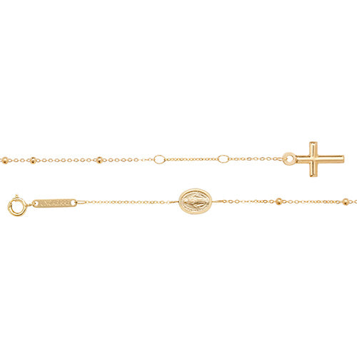 9ct Gold Rosary Bracelet - John Ross Jewellers
