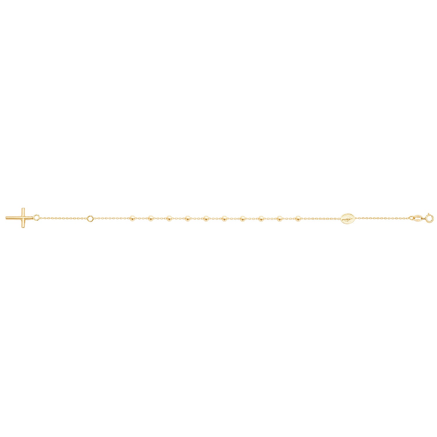 9ct Gold Rosary Bracelet - John Ross Jewellers