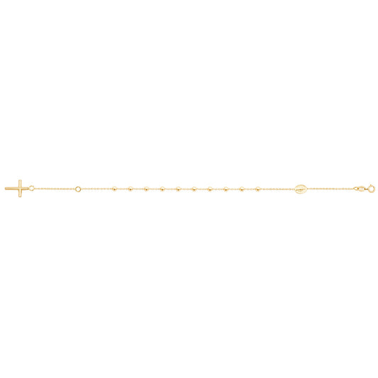 9ct Gold Rosary Bracelet - John Ross Jewellers