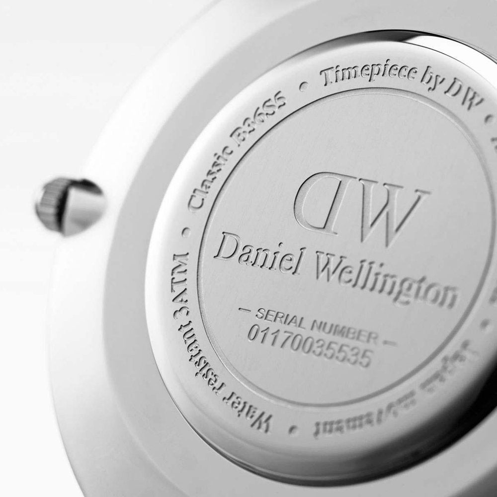Daniel Wellington Classic Black 40mm Silver Sheffield - John Ross Jewellers