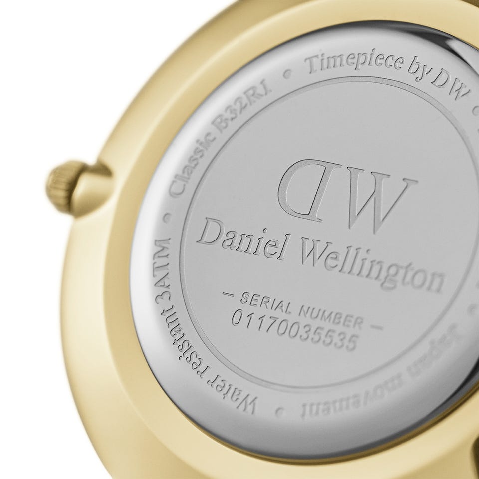 Daniel Wellington Petite Evergold 32mm White - John Ross Jewellers