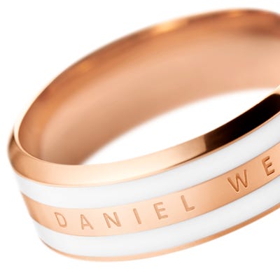 Daniel Wellington Emalie Rose Gold Satin Ring - John Ross Jewellers