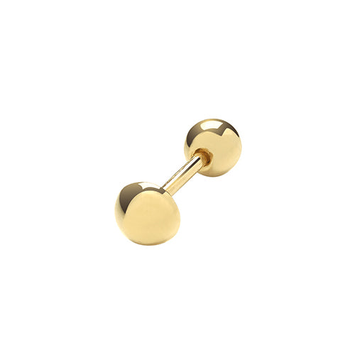 Ear Candy 9ct Gold Dome Cartilage Stud - John Ross Jewellers
