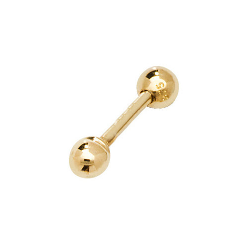 Ear Candy 9ct Gold Bead Cartilage Stud | 8mm - John Ross Jewellers