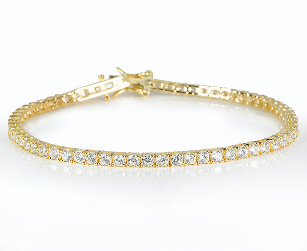 Sunshine CZ Line Bracelet | 18.5cm - John Ross Jewellers