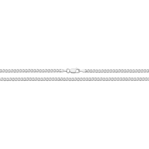 Silver Curb Chain Anklet - John Ross Jewellers