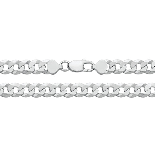 Silver Chunky Curb Chain - John Ross Jewellers