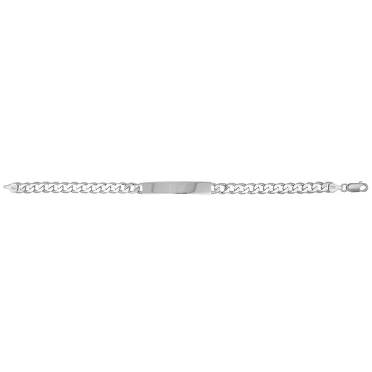 Silver Identity Bracelet - 8.5" - John Ross Jewellers