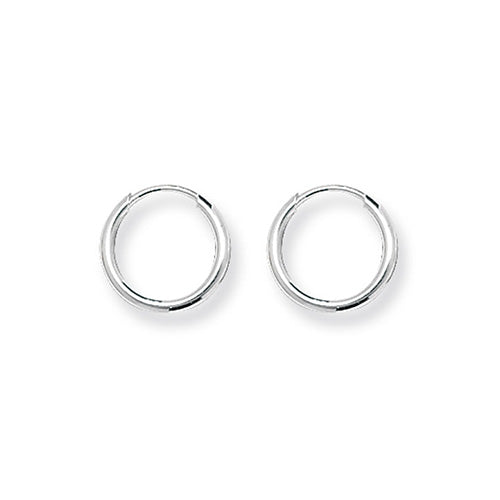 Silver 11mm Sleeper Earrings - John Ross Jewellers