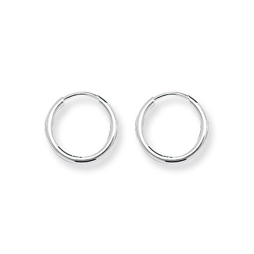 Silver 13mm Sleeper Earrings - John Ross Jewellers