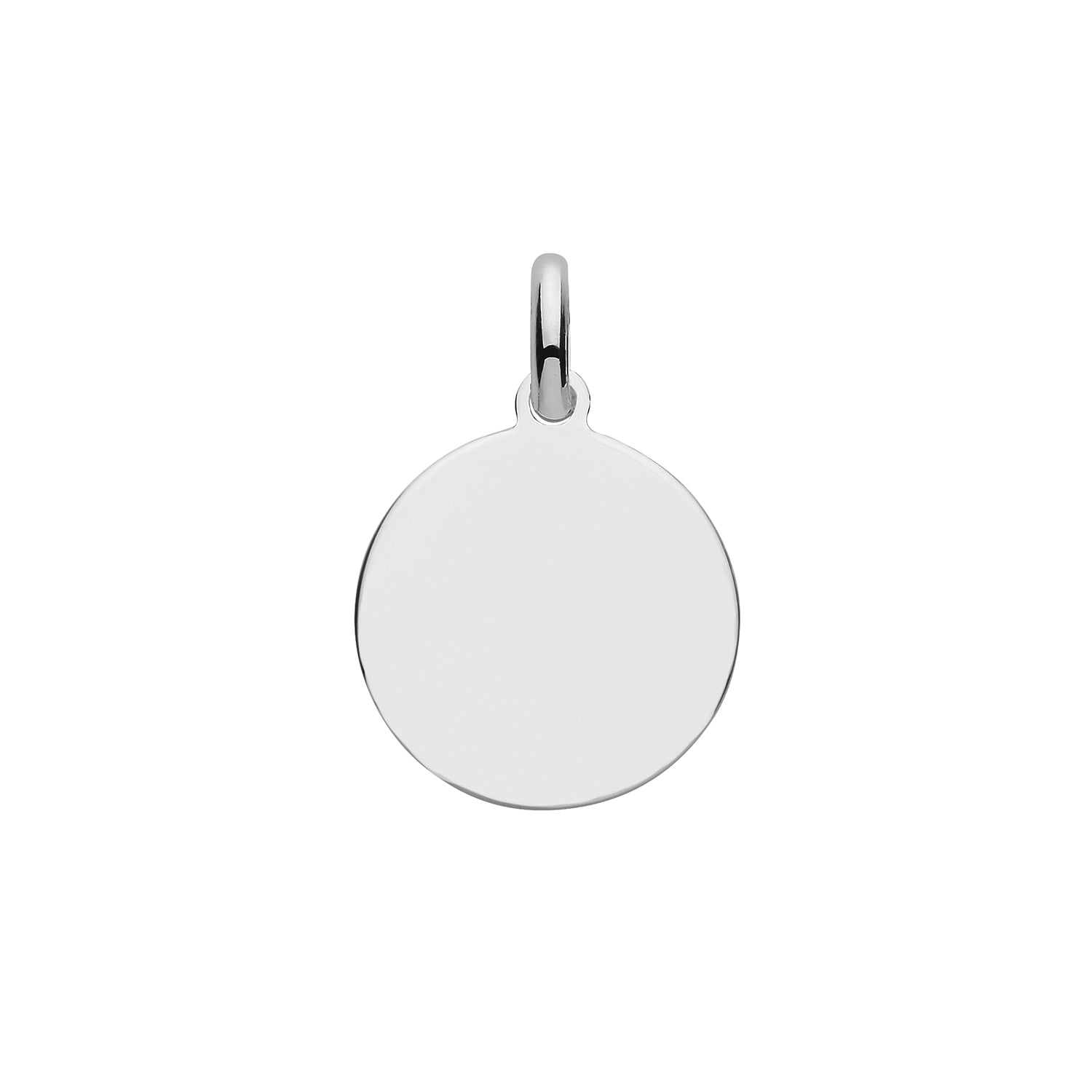 Silver Round Disc Necklace - John Ross Jewellers