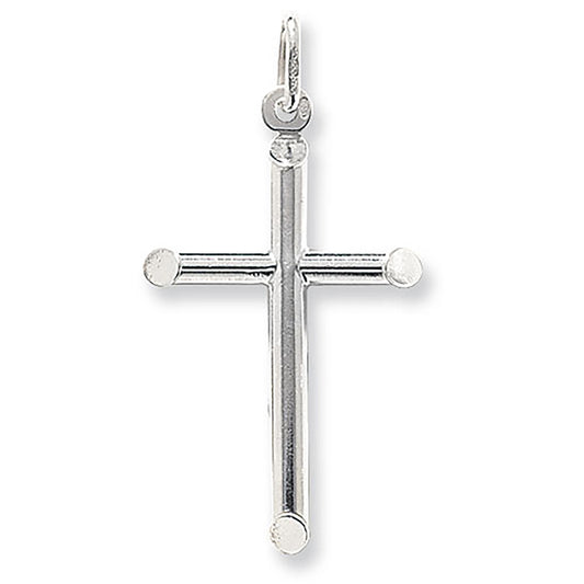 Silver Classic Cross Necklace - Medium - John Ross Jewellers