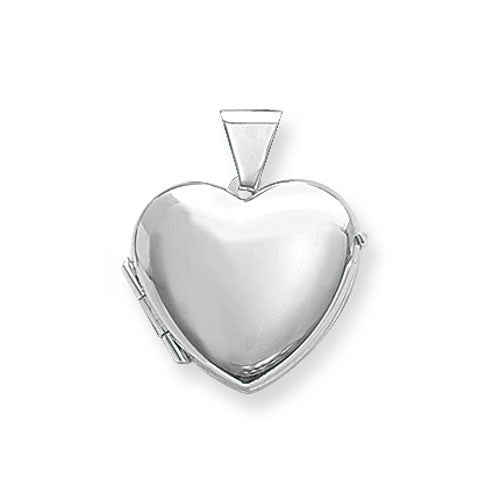 Silver Darling Heart Locket and Chain - John Ross Jewellers