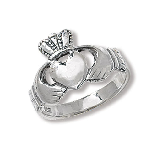 Silver Claddagh Ring - John Ross Jewellers